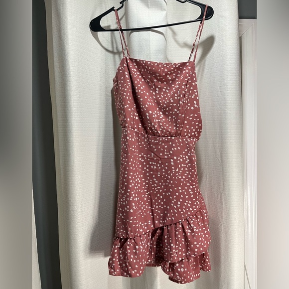 Pink patterned dress - Picture 2 of 7